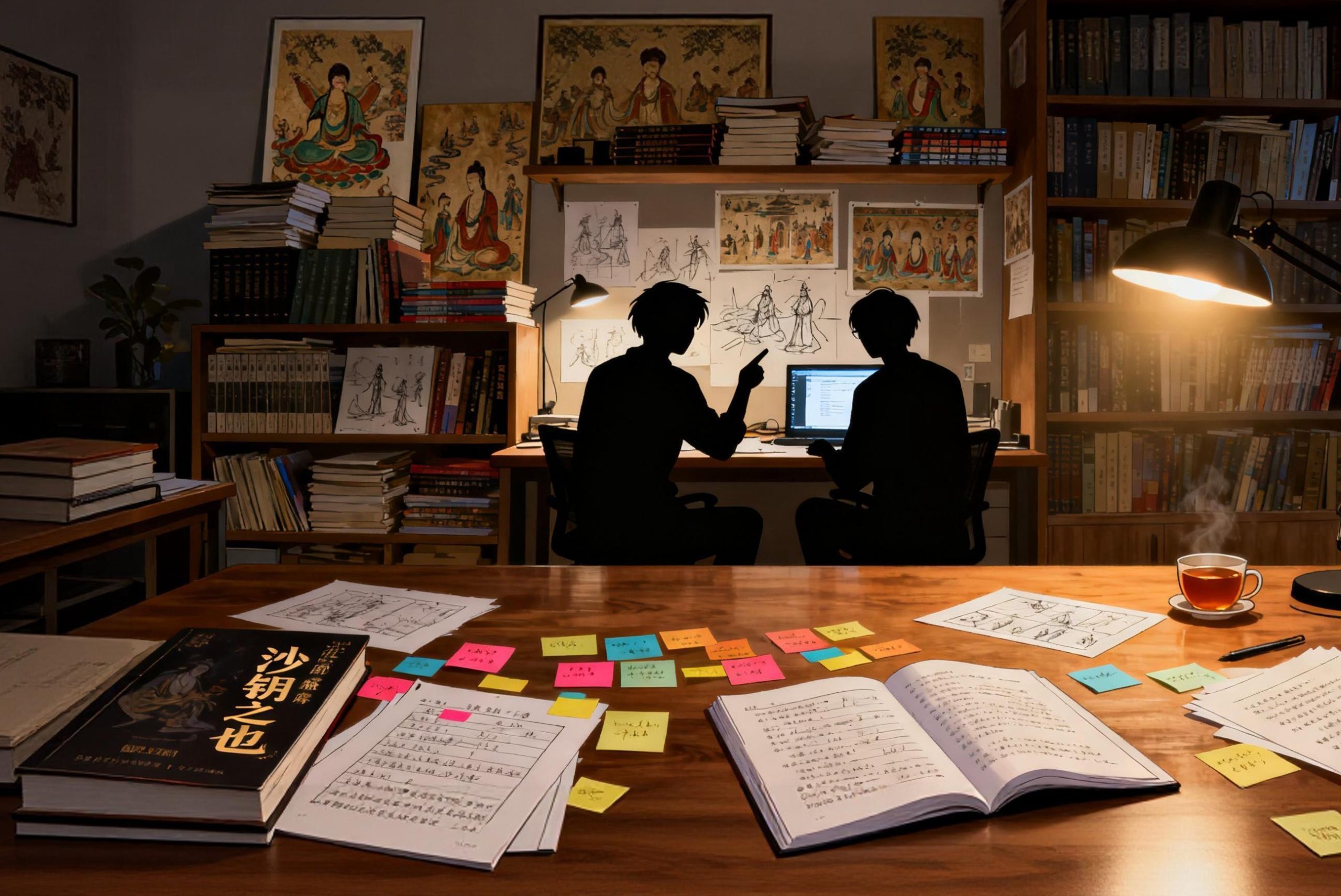 第山居动态｜潜心打磨：小说动漫改编剧本正逐步撰写中