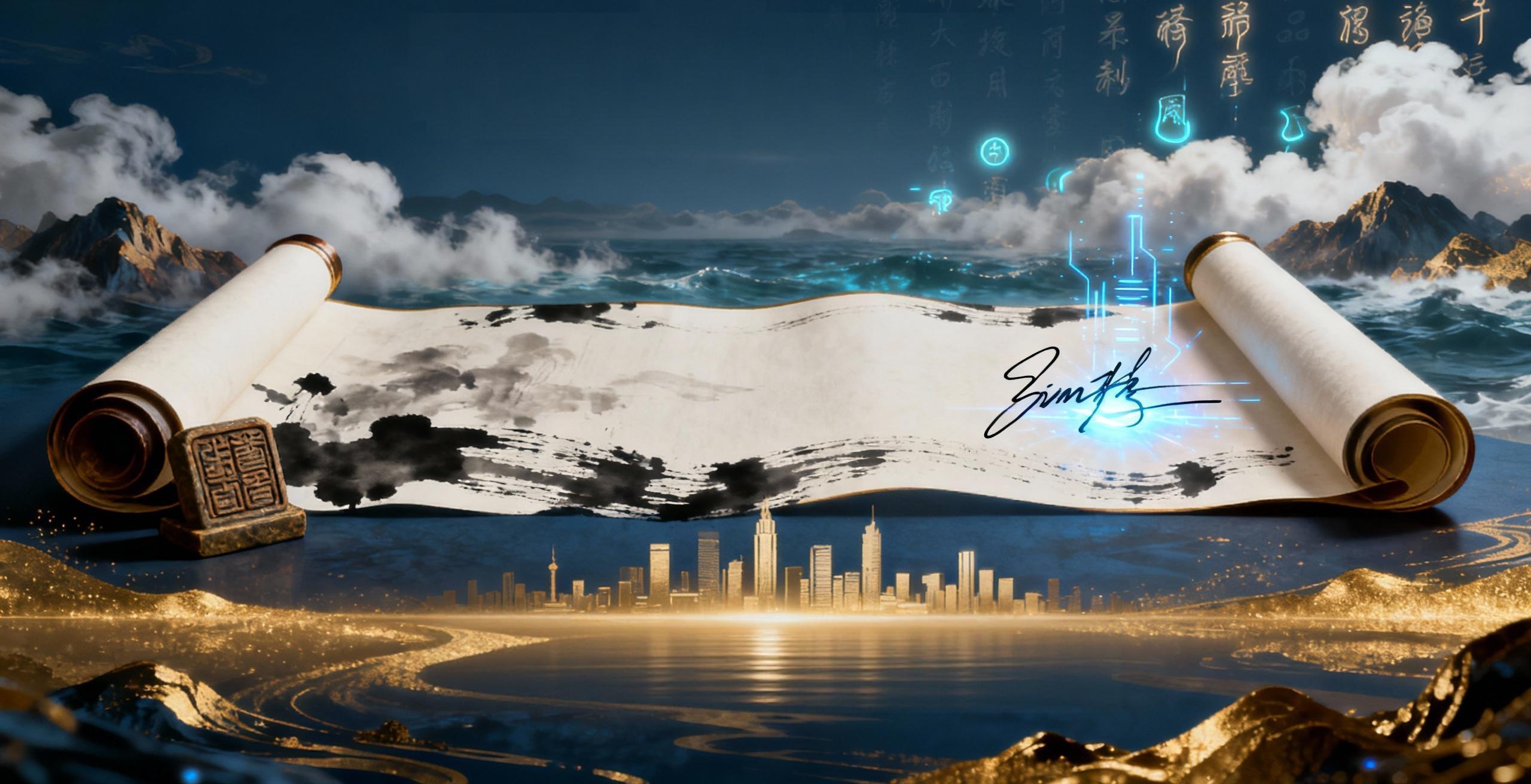 独家托管《山海刀魂》《镇海符师》《山海金锚》全版权，未来20年共同铸造新故事！